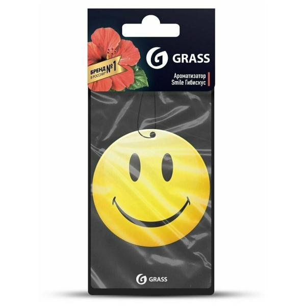 Ароматизатор бумажный Смайл Grass