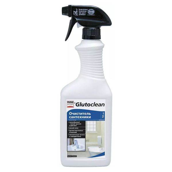 Моющее средство для сантехники 750мл N373 Gl.Sanitarreiniger Glutoclean ПУФАС