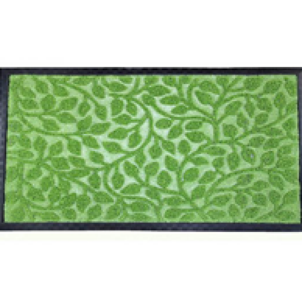 Коврик придверный BAIZHENG 50*80 (Welcome) зелёный