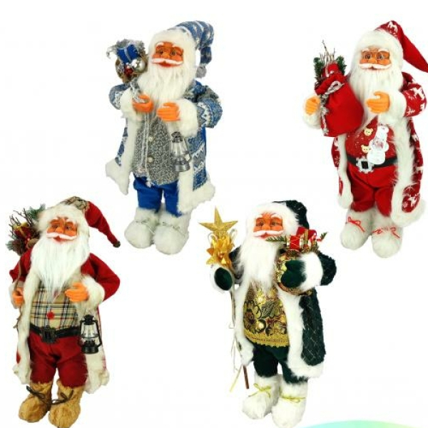 Фигурка новогодняя 60 см микс Дед Мороз NP-5317 Baizheng