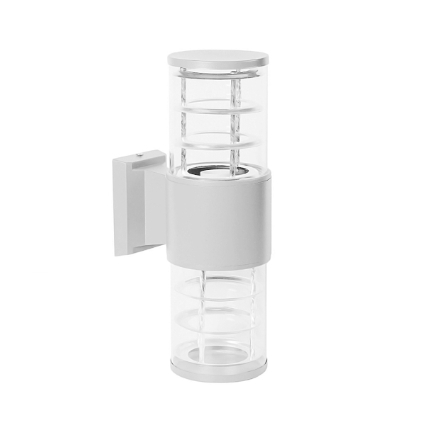 Светильник св/д уличныйНБУ ART-2хA60-WH  IP54 алюминиевый белый IN HOME