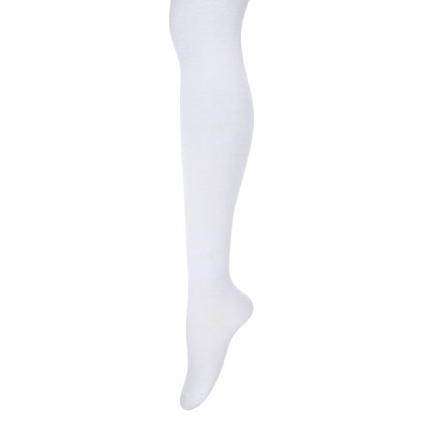 GALANTE Колготки детские, р.104-110, 80% хлопок, 15% полиамид, 5% спандекс, белый