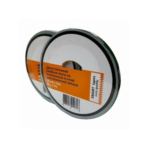 Лента клейкая двусторонняя 15мм*10м на вспененной основе Smart tapes DaPack
