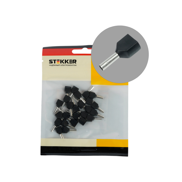 Наконечник НШВИ(2) 1,5-8мм2 (упак.25шт) LD406-1508 STEKKER