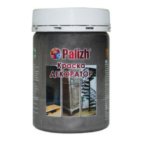 Краска колер акриловая ПалИж №182 темное серебро 250гр