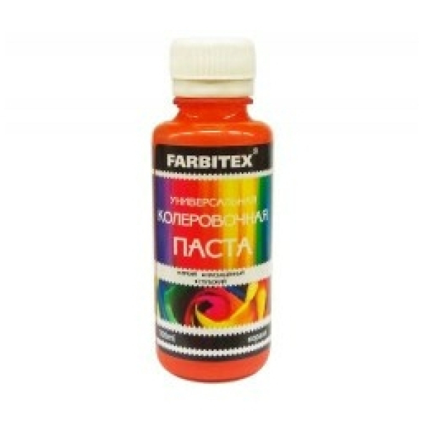 Колер 0,1л коралл Farbitex