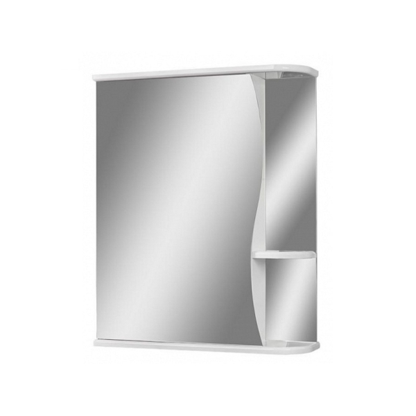 Шкаф-зеркало Волна 1-60 левый Айсберг ДОМИНО