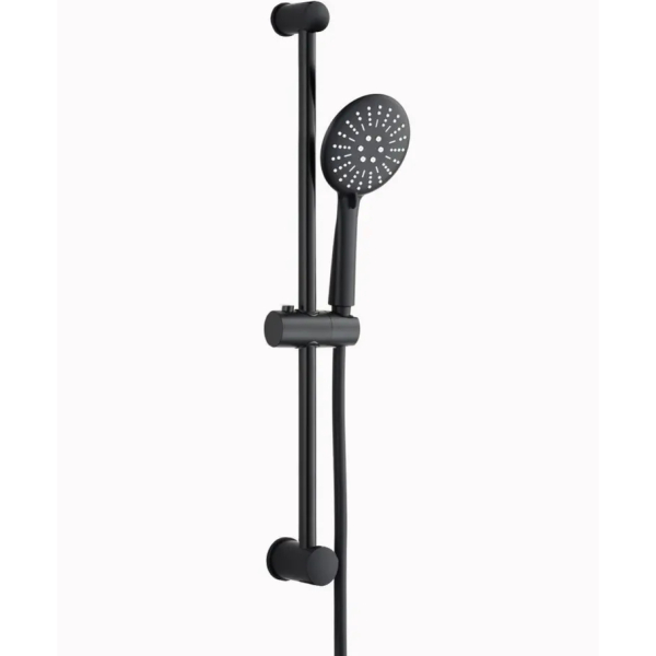 Шланг для душа с лейкой и держателем 150см имп/имп VS102Black VODA