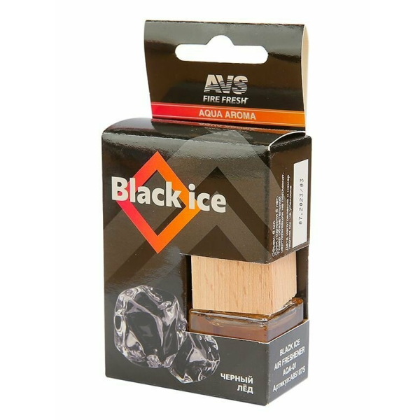 Ароматизатор бутылочка (черный лед) AQUA AROMA