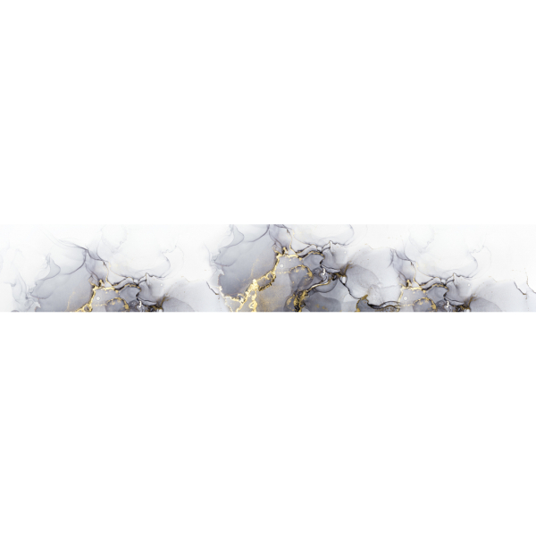 Фартук ПВХ Мрамор белый Люкс 600*3000