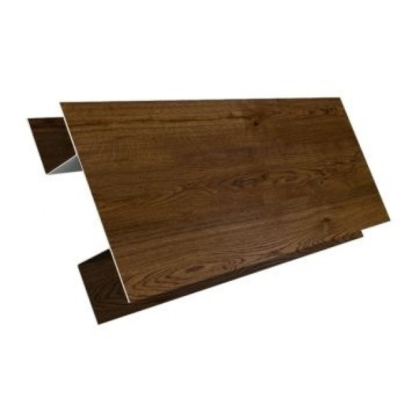 Планка стыковочная сложная Woodstock 75*3000 (Ecosteel_MA-01 Мореный Дуб-0,5)