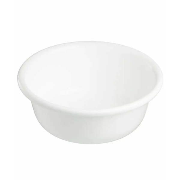 Таз 3,5л круглый белый