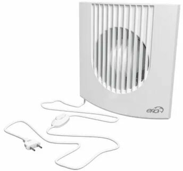 Вентилятор вытяжной 100мм 90 м.куб/ч кабель выключатель FAVORITE 4-01 ЭРА