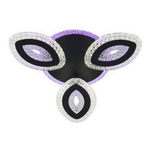 Люстра подвесная 3*66Вт 3 цв. черный 45*8 см  2250 LM 10м2 Baizheng