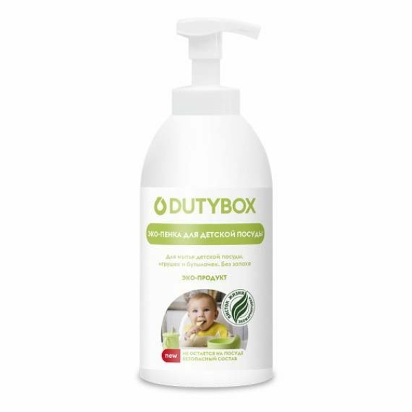 Средство для мытья посуды DutyBox Детский 500мл эко-пенка