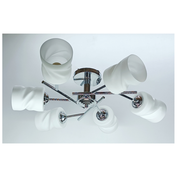 Люстра 6*60Вт E27 хром AU12206/6 CR Атмосфера уюта