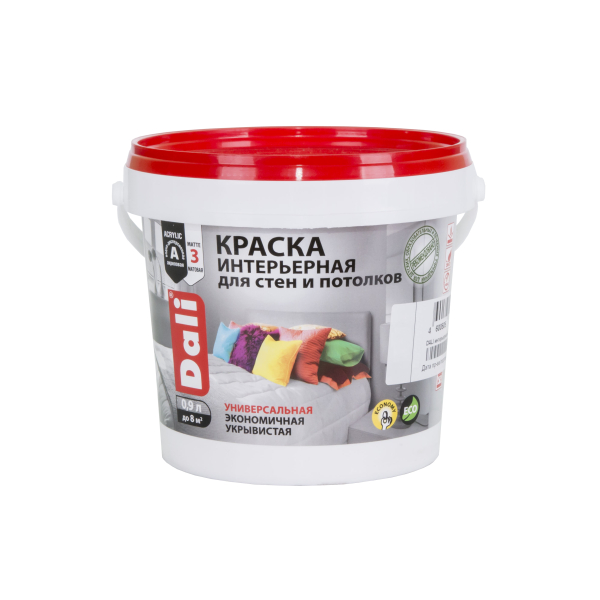 Краска ВД интерьерная  0,9л база А Dali