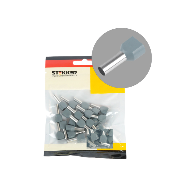 Наконечник НШВИ(2) 4,0-12мм2 (упак.25шт) LD406-4012 STEKKER