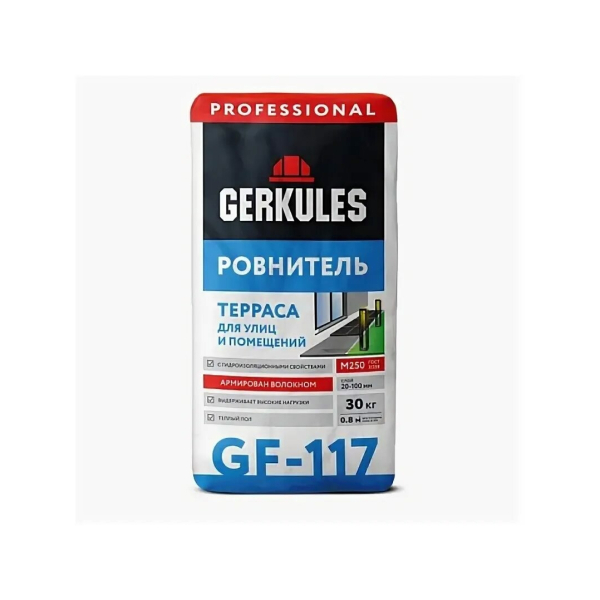 Ровнитель для наружных работ ТЕРАССА GF-117 30 кг (Геркулес) (42 шт)