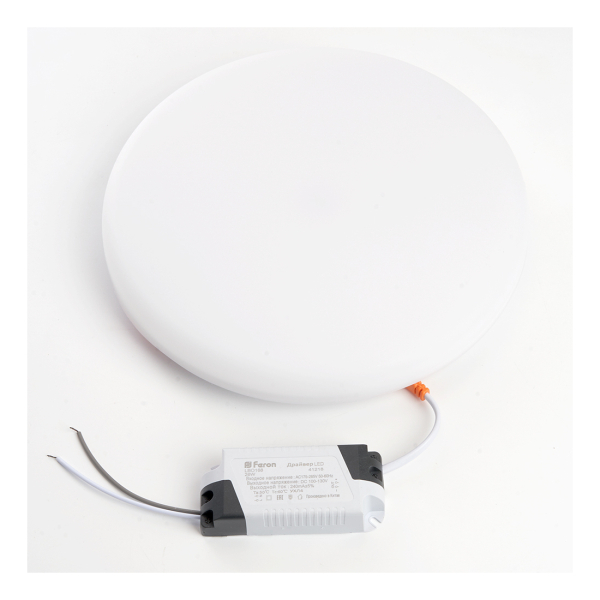 Светильник св/д встр 26Вт 4000К 2600Лм регулируемый диаметр 70-210мм AL509 Feron
