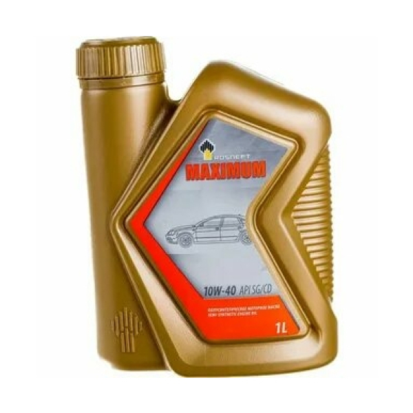 Моторное масло 10W-40 полусинтетическое SG/CD 1л Rosneft Maximum