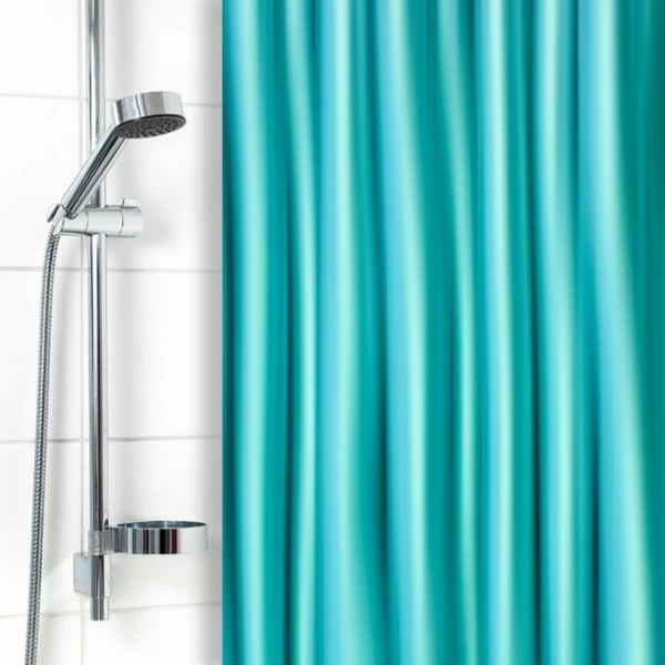 Штора для ванной 180*180мм бирюзовая 7070-turquoise MIRAGE