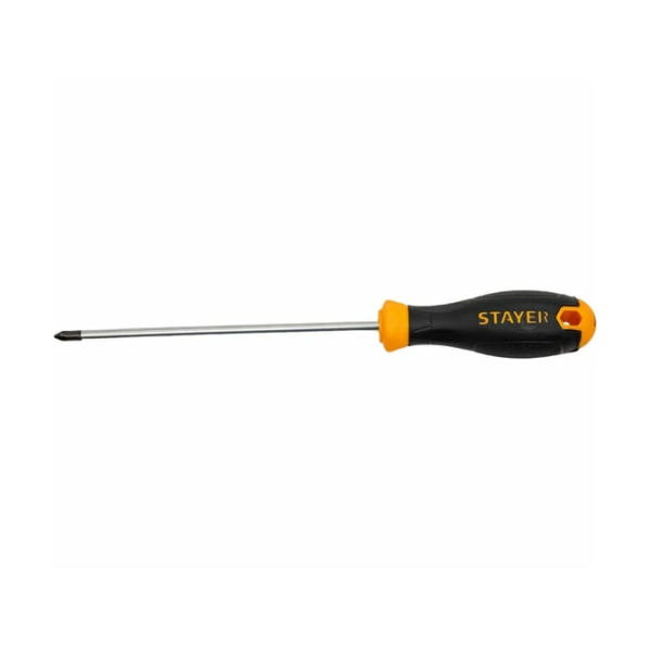 Отвертка PH1*150мм CrV двухкомпонентная рукоятка STAYER Hercules
