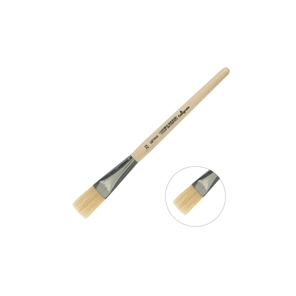 Кисть для творчества №22 деревянная ручка Calligrata