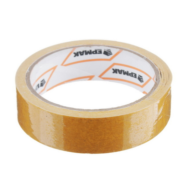 Лента клейкая двухсторонняя 25мм*10м на тканевой основе ЕРМАК