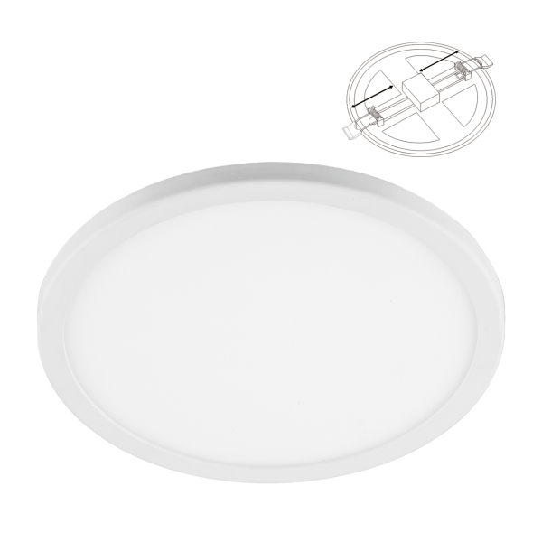 Светильник св/д встр 20Вт 4000К 1600Лм регулируемый диаметр до 210мм AL508 Feron