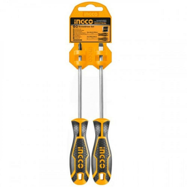 Набор отверток PH2*6*125 SL6,5*6*125 2шт INGCO INDUSTRIAL