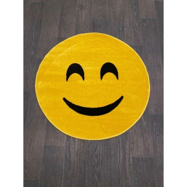 Ковер SMILE 1,0*1,0 NC16 желтый круг