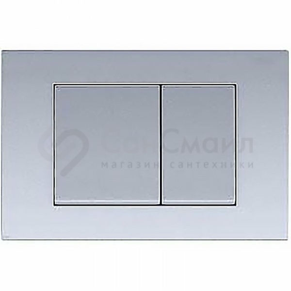 Кнопка смыва хром матовый AZ-100-021F Forte AZARIO