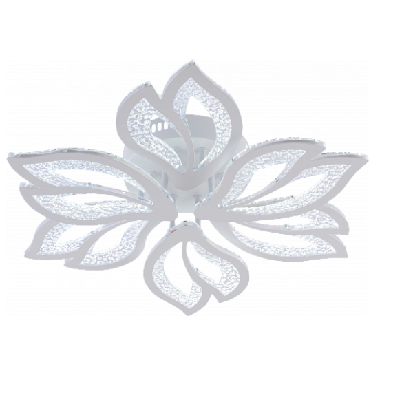 Люстра светодиодная 132Вт 3000-6000K белый d 615*120 DIMMER ПДУ AU61618/3+3 WH Атмосфера уюта