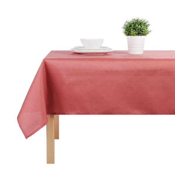 PROVANCE Терракота Скатерть текстильная 140х180см лён с водоотталкивающей пропиткой, 100% пэ