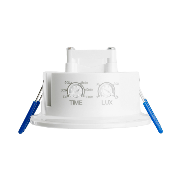 Датчик движения инфракрасный встраиваемый 1200Вт, до 8м, IP54 белый SEN55 Feron