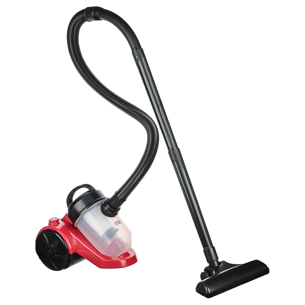 Пылесос, проводной, до 1000 Вт, 1 насадка, Hepa фильтр, 2 литра, 220В, пластик, металл, красный
