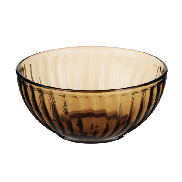 Салатник 13см Элика дымчатое стекло