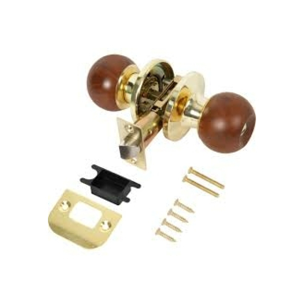Ручка защелка DK672/BL WD-BK (фик.) дерево