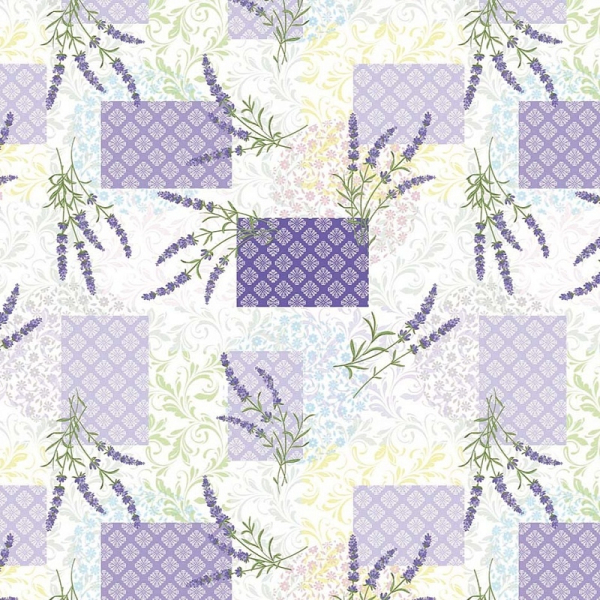 Клеенка ПВХ нетканая основа 1,37*20м матовая рис D81224 Grace