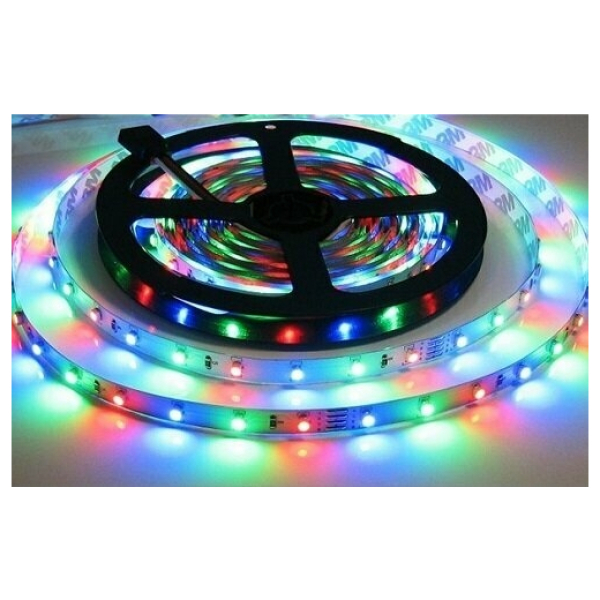Лента св/д COB 30LED/м 7.2Вт/м 12В IP65 RGB 5м 5050-30-RGB-IP65-Wifi  (5 метров) ЭРА