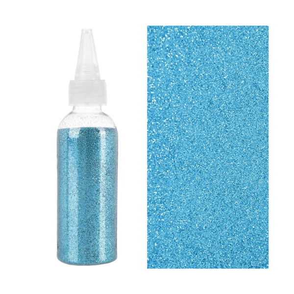 Глитер ярко-голубой 80гр Волна Веселья