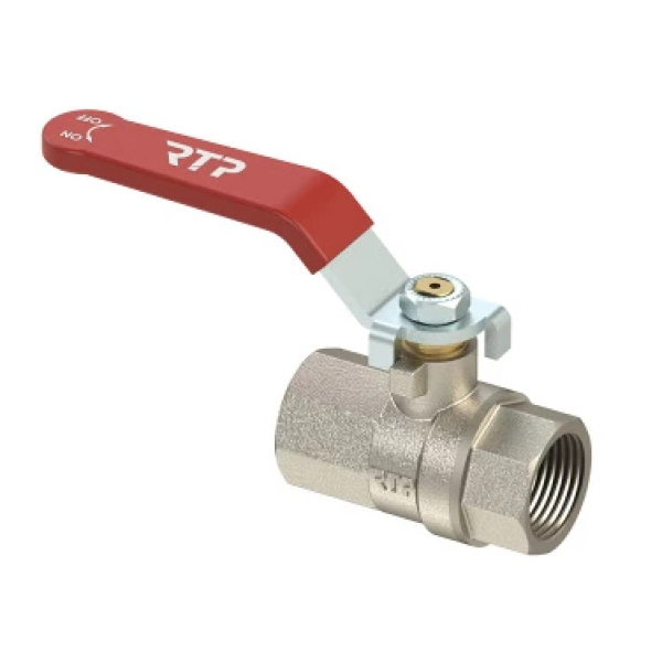Кран шаровой 1/2" вр-вр 25 бар рычаг РТП