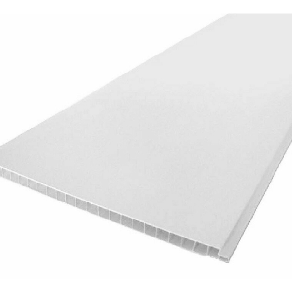 Панель ПВХ Белый глянец 001-0 250*3000*8 Ламини Идеал 1/10