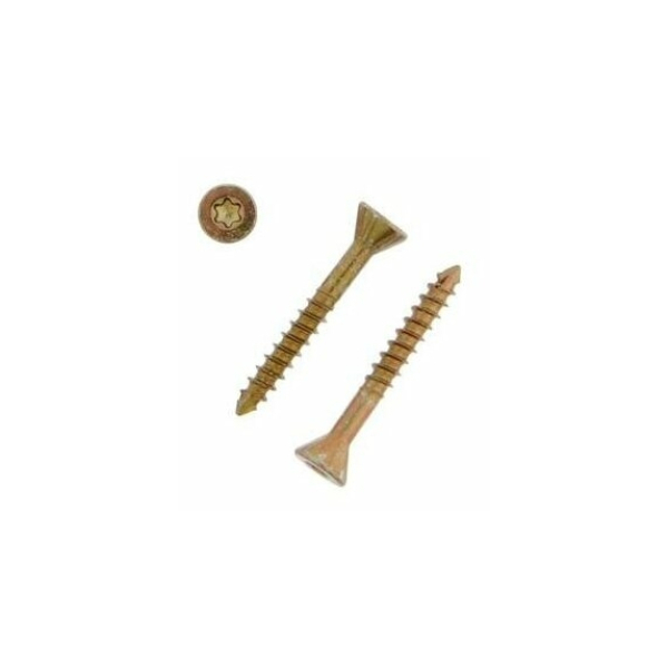 Саморез отделочный потай желтый 3,5*25