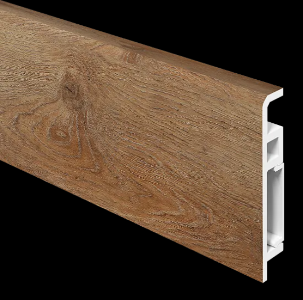 Плинтус Aberhof LUXE 70мм Дуб Рыцарский 2,0 м (20шт)