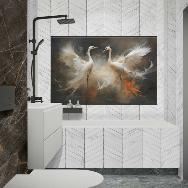 Панель ПВХ Журавли 08840 фон (4 шт) 250*2700 1/12