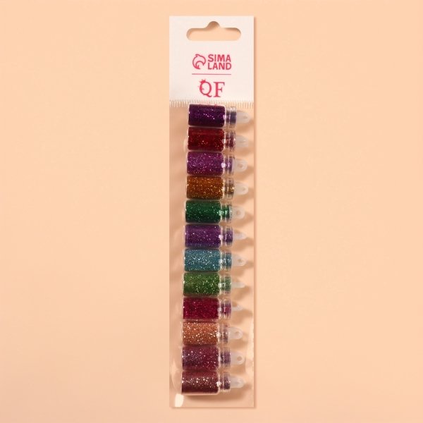 Блестки для декора 12шт Блистай Queen fair