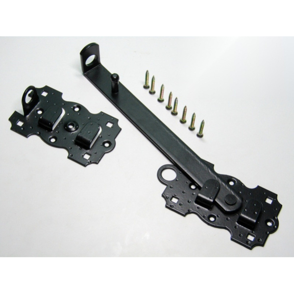 Засов дверной ЩБ-250-П-SL черный матовый