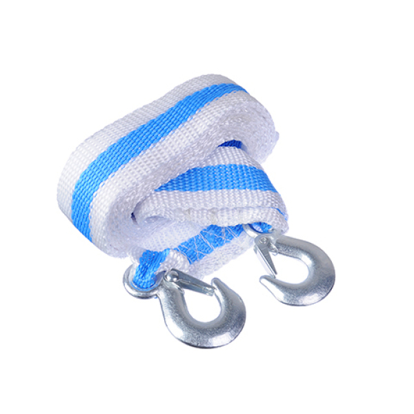 Трос-ремень буксировочный с крюками 10 т. в пакете NEW GALAXY